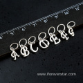 Silver 925 Gold Plated Alphabet Pendants